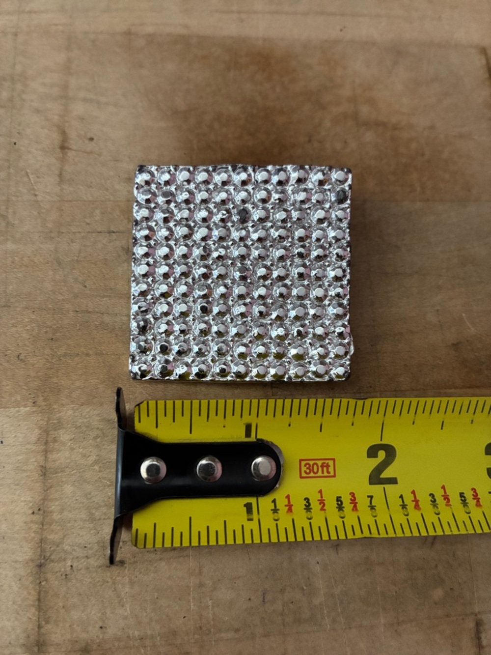 Vintage Disco Saltine Brooch-shows wear : )! - Picture 2 of 3